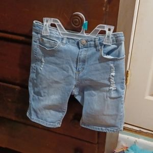 Denim shorts